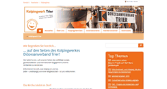 Desktop Screenshot of kolping-trier.de